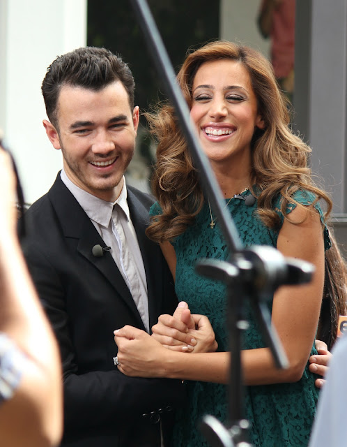 Danielle and Kevin Jonas Extra at The Grove