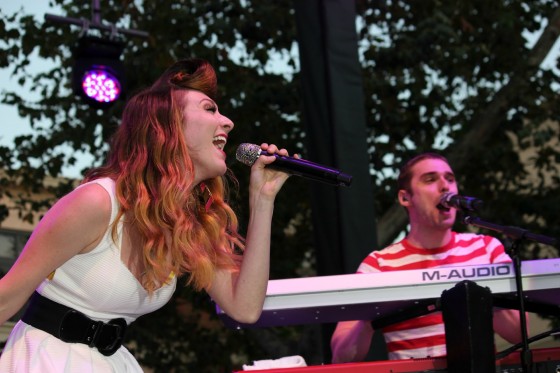 Amy Heidermann and Karmin perform live in concert At The Grove