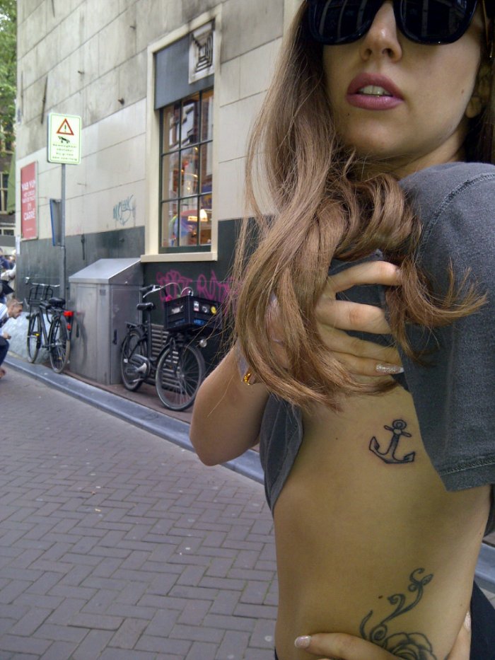Lady Gaga His Mermaid Tattoo