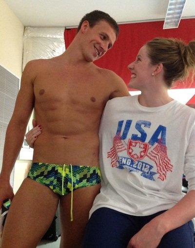 Ryan Lochte and Miss Franklin at Olympics