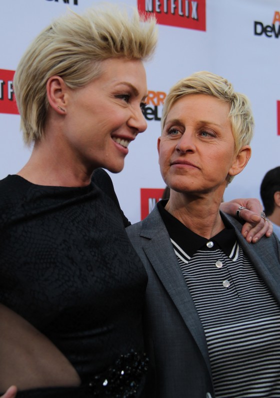 Ellen DeGeneres and Portia de Rossi